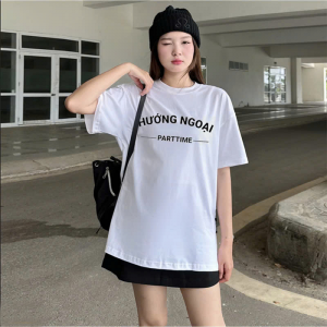 Áo Thun Nữ 100 Cotton 2 Chiều In Hướng Ngoại Parttime