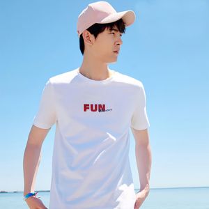 Áo Thun Nam In Chữ FUN Form Basic
