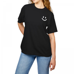Áo Thun Nữ 100 Cotton In Logo Miệng Cười